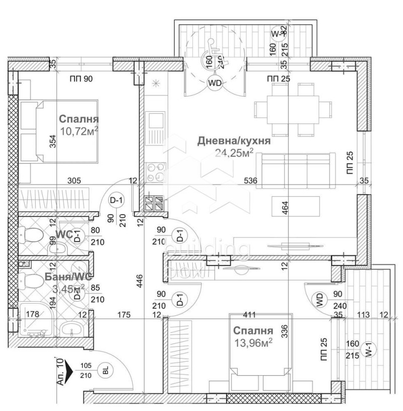 Продава  3-стаен, град Варна, м-т Сотира •  115 200 EUR • ID 11383468 — holmes.bg - [1] 