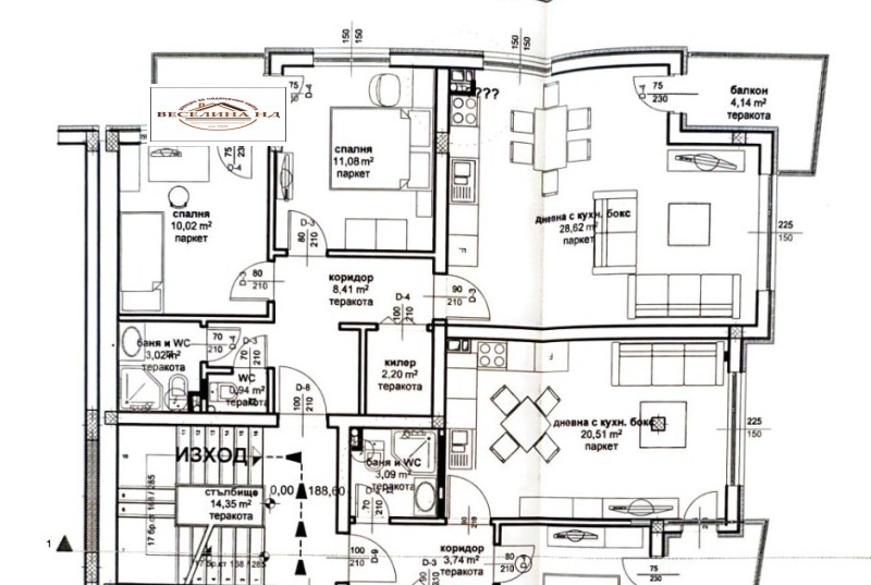 Продава 3-СТАЕН, гр. Варна, Виница, снимка 2 - Апартаменти - 53105797