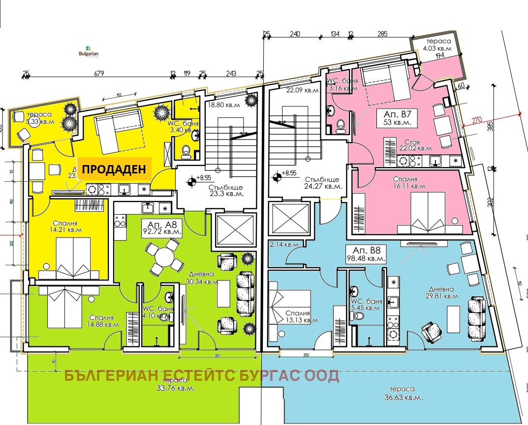 Продава 1-СТАЕН, гр. Созопол, област Бургас, снимка 11 - Апартаменти - 54954399