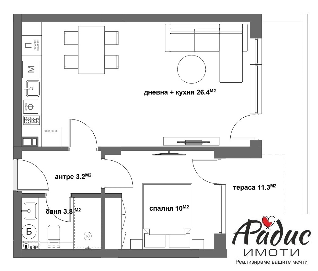 Продава 2-СТАЕН, гр. Стара Загора, Център, снимка 2 - Апартаменти - 54226084