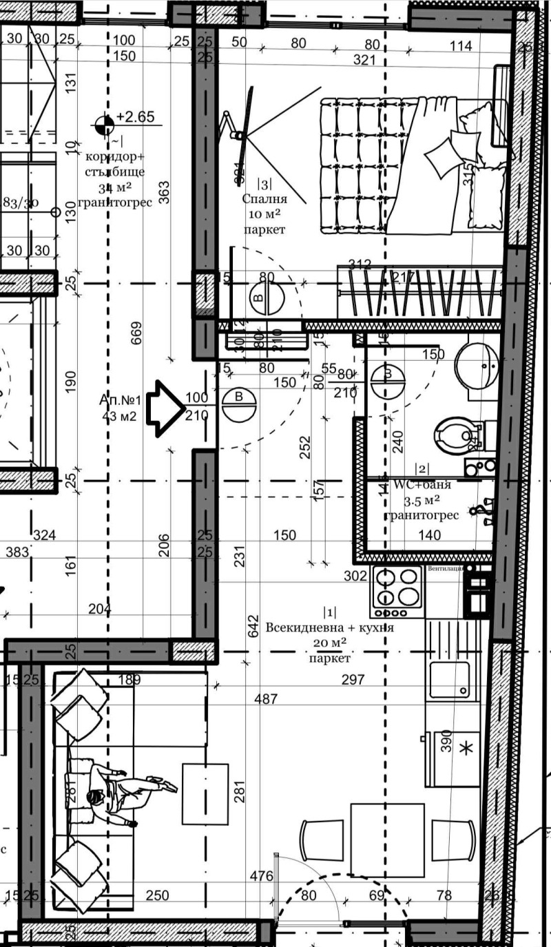 Продава 2-СТАЕН в град Варна, Погреби - 65 кв.м / 92 900 € » 181 696.61 лв., БУЛ ИМОТ