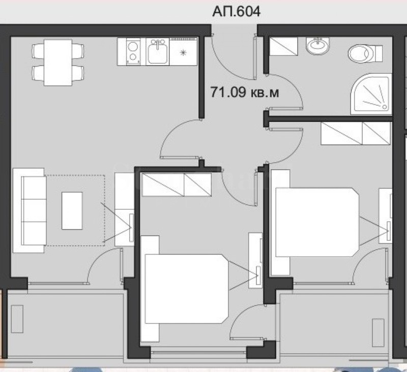 Продава 3-СТАЕН, к.к. Слънчев бряг, област Бургас, снимка 2 - Апартаменти - 53130191
