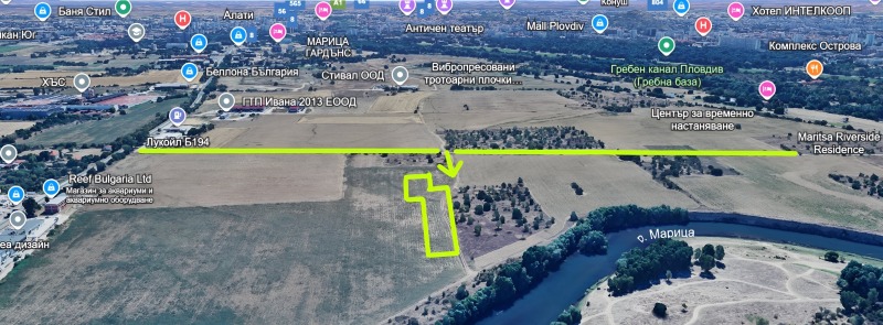 Til salgs  Plott Plovdiv , Industrialna zona - Maritsa , 6000 kvm | 64837054 - bilde [4]