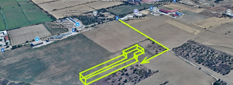 Til salgs  Plott Plovdiv , Industrialna zona - Maritsa , 6000 kvm | 64837054 - bilde [2]