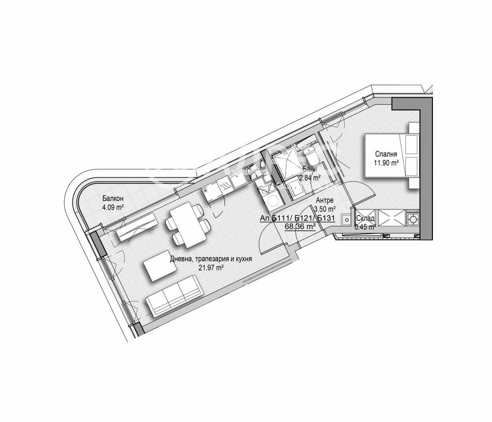 Продава 2-СТАЕН, гр. София, Витоша, снимка 4 - Апартаменти - 55642638