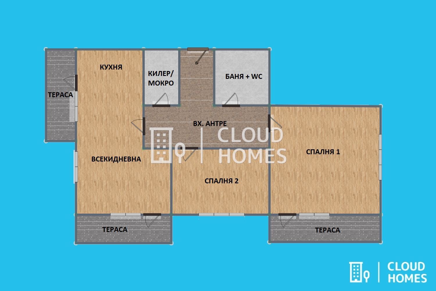 Продава 3-СТАЕН, гр. София, Гео Милев, снимка 2 - Апартаменти - 53912311
