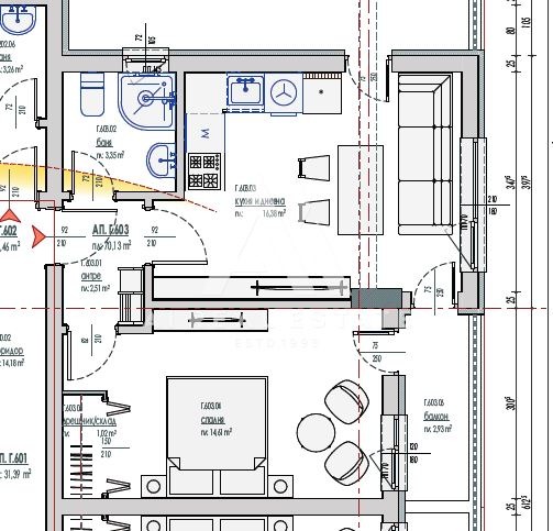 In vendita  1 camera da letto Pleven , Shirok tsentar , 55 mq | 83912551 - Immagine [3]