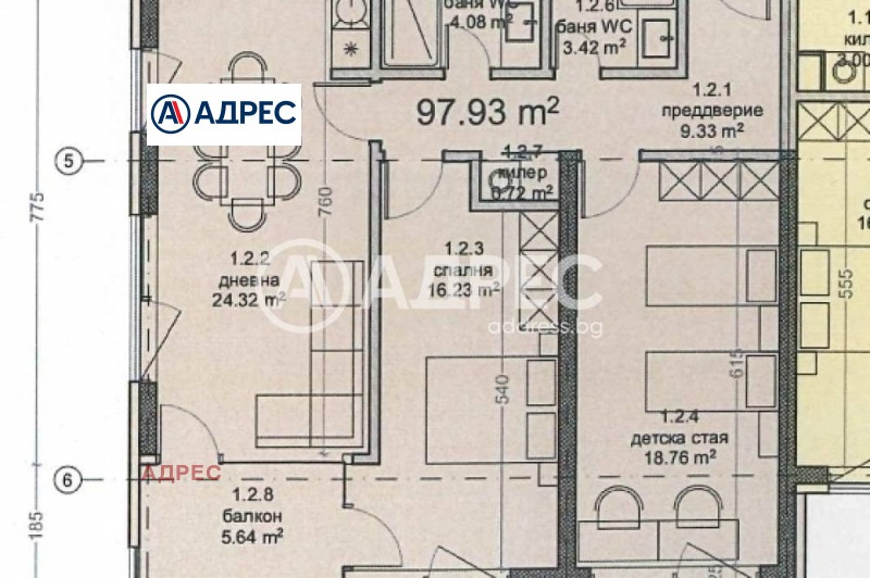 Продава 3-СТАЕН, гр. Варна, Владислав Варненчик 1, снимка 2 - Апартаменти - 53204194