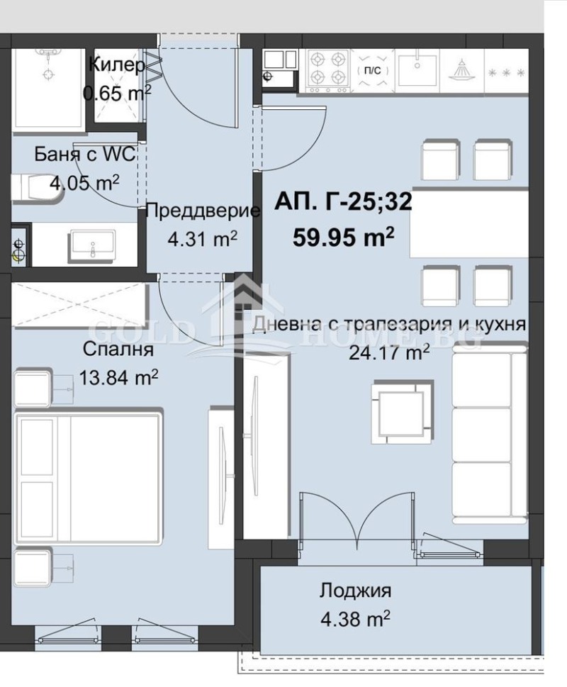 Продава 2-СТАЕН, гр. Пловдив, Христо Смирненски, снимка 11 - Aпартаменти - 49389222