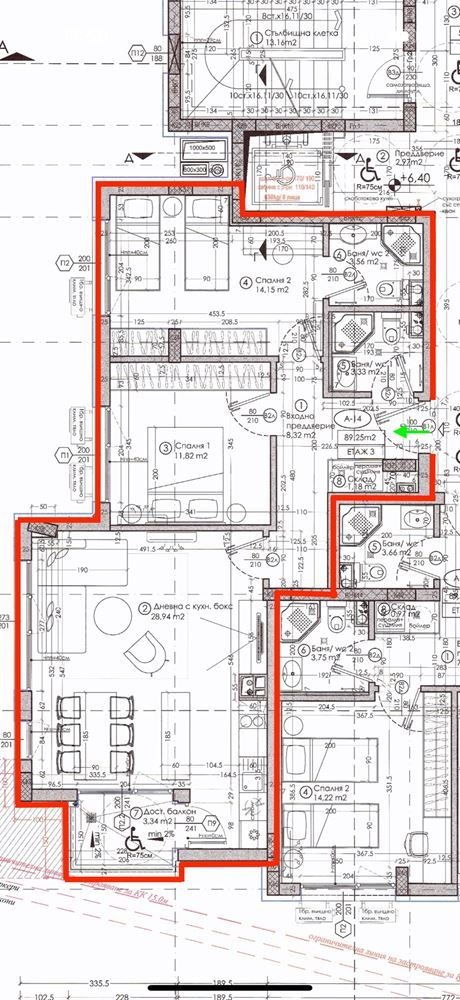 Продава  3-стаен град София , Витоша , 104 кв.м | 77838677 - изображение [3]
