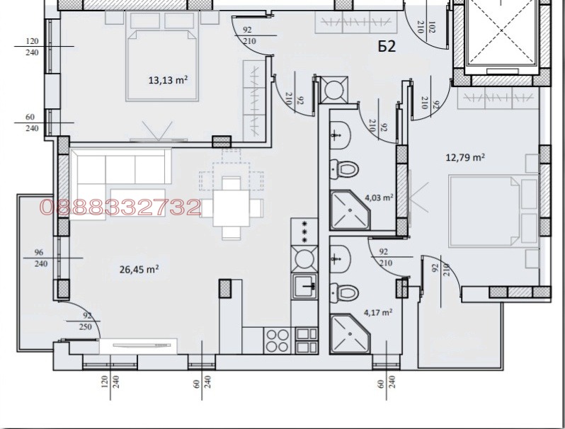 Продава 3-СТАЕН, гр. Пловдив, Кършияка, снимка 3 - Апартаменти - 52503503