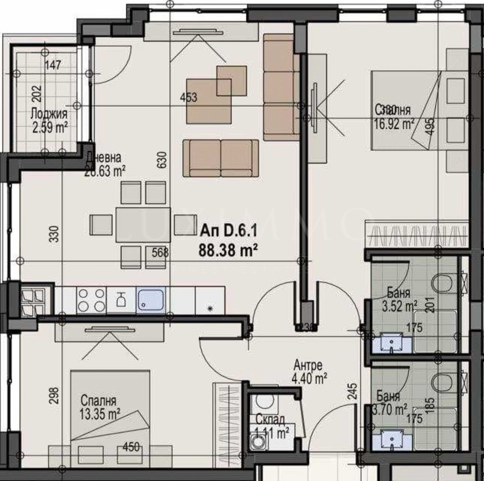 Продава 3-СТАЕН, гр. София, Манастирски ливади, снимка 2 - Апартаменти - 50940854