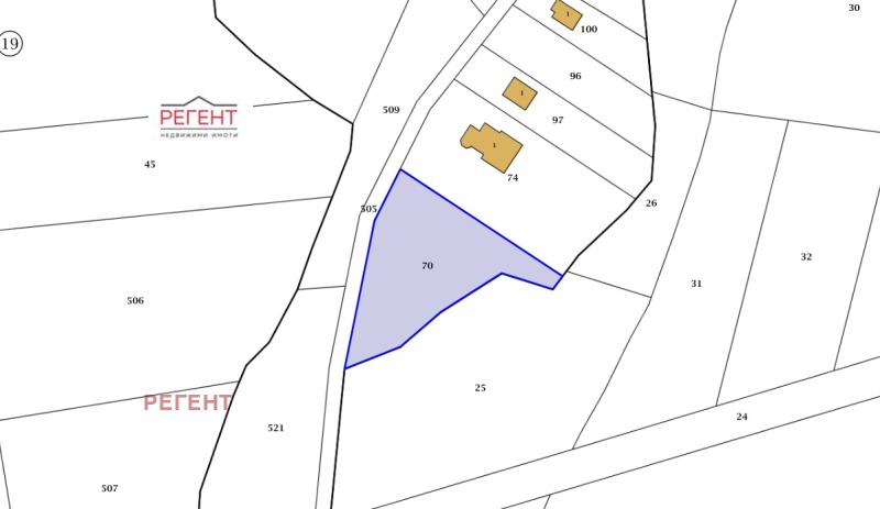 Продава ПАРЦЕЛ в град Габрово, Русевци - 1934 кв.м / 21 754.45 € » 42 548 лв., РЕГЕНТ