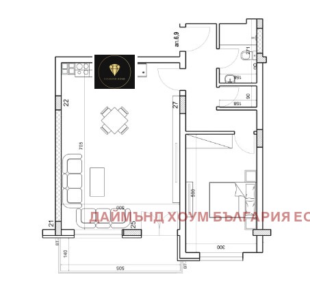 Eladó  1 hálószoba Plovdiv , Mladezski Halm , 98 négyzetméter | 78716827 - kép [2]