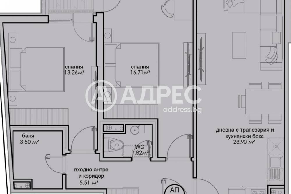 Продава 3-СТАЕН, гр. София, Надежда 4, снимка 6 - Апартаменти - 55587509