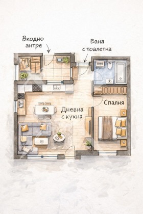 2-СТАЕН, 45 m2