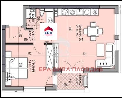 Eladó  1 hálószoba Plovdiv , Zapaden , 70 négyzetméter | 49177853