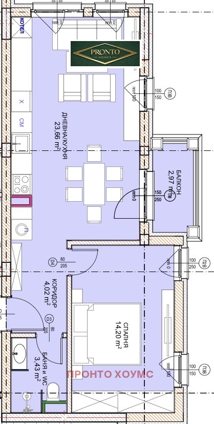 Продава 2-СТАЕН, гр. София, Малинова долина, снимка 3 - Апартаменти - 55110023
