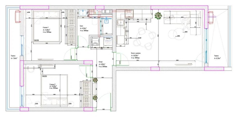 Продава  3-стаен град Бургас , Изгрев , 103 кв.м | 92467577