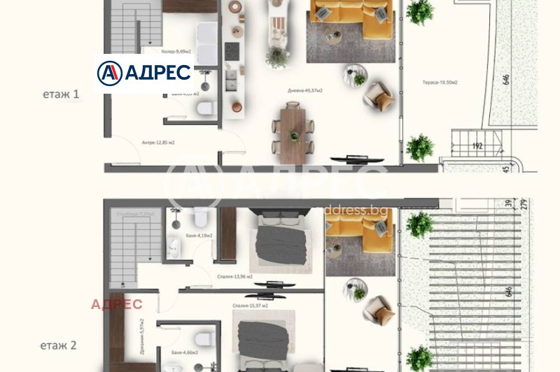 Продава 3-СТАЕН, гр. Варна, к.к. Чайка, снимка 2 - Апартаменти - 51292522