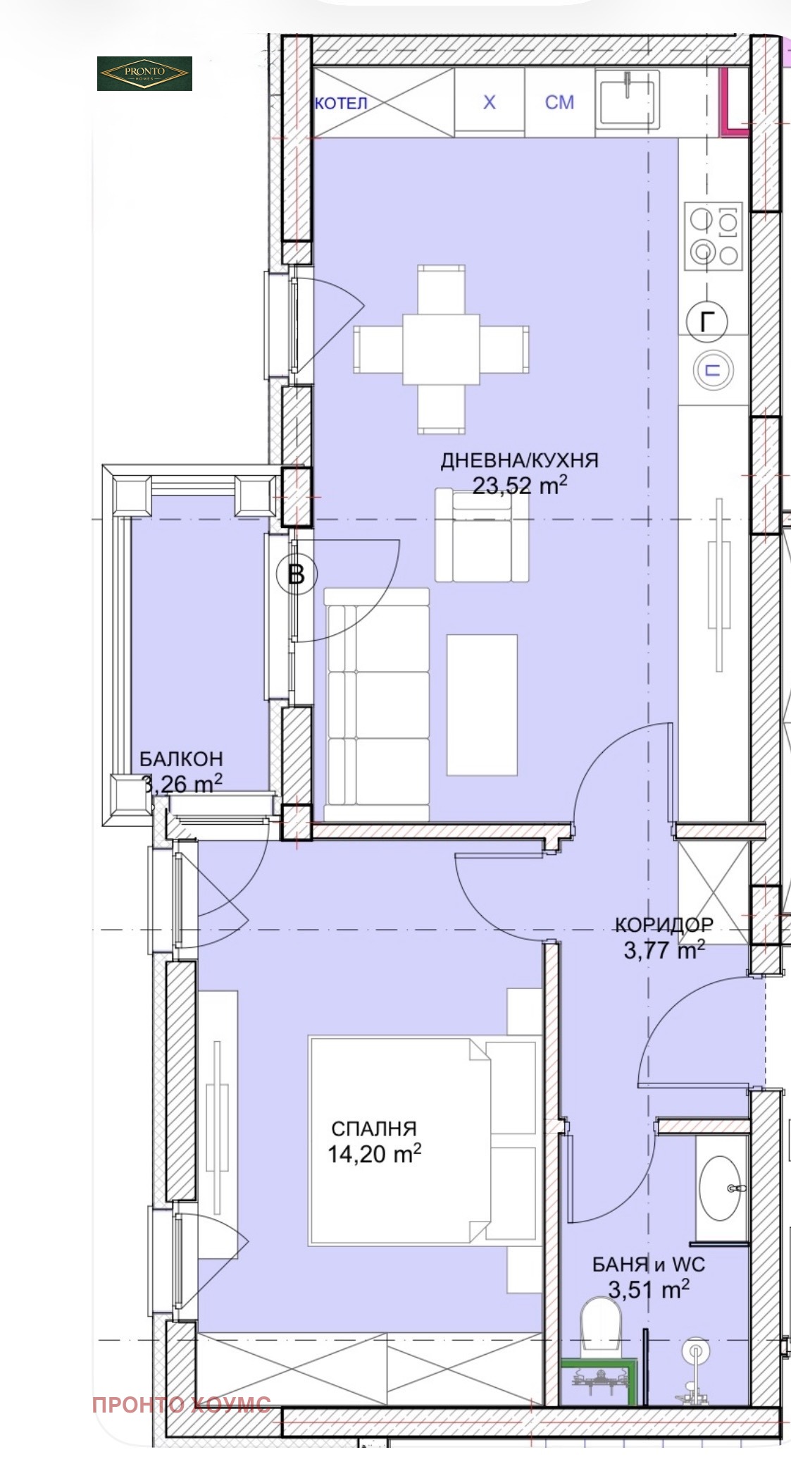 Продава 2-СТАЕН, гр. София, Малинова долина, снимка 2 - Апартаменти - 55110023