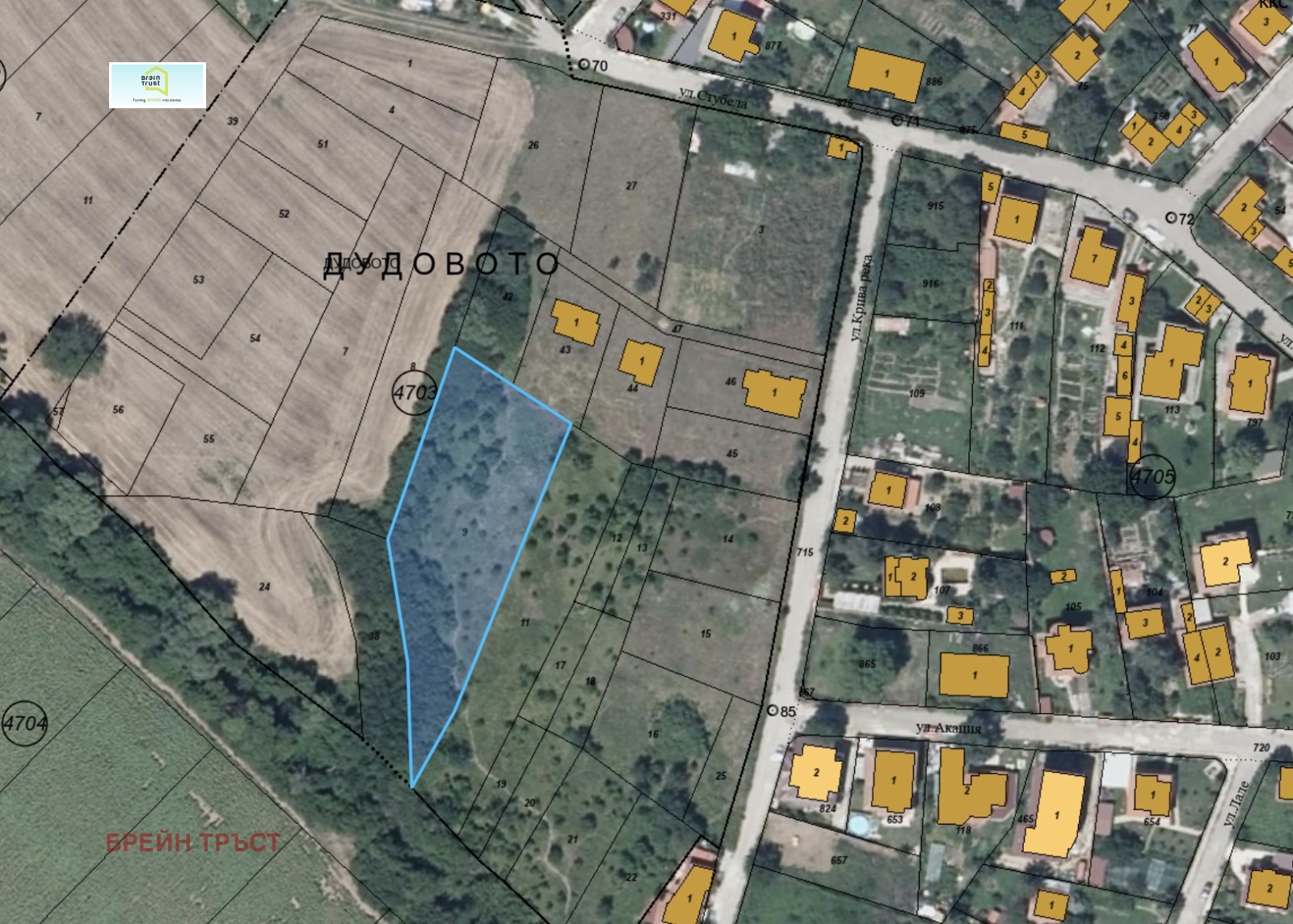 Продава ПАРЦЕЛ, гр. София, с. Житен, снимка 2 - Парцели - 48752032