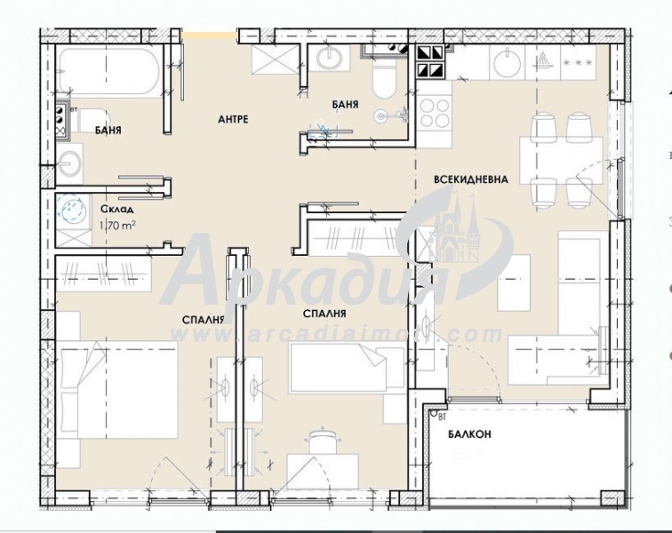 À vendre  2 chambres Plovdiv , Hristo Smirnenski , 100 m² | 54824028 - image [6]