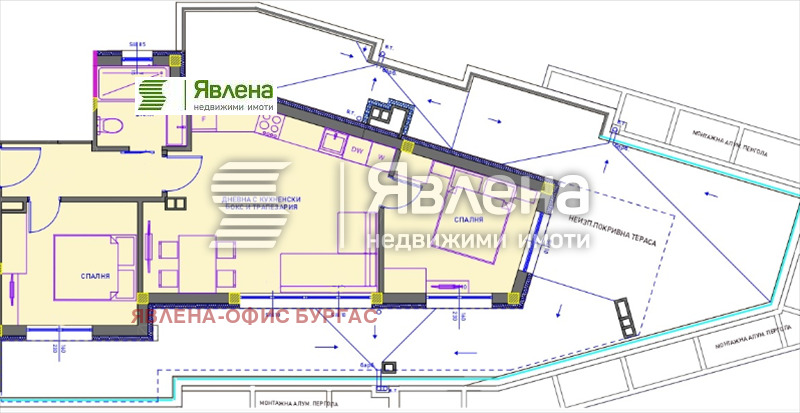 Продава 3-СТАЕН, гр. Бургас, Сарафово, снимка 2 - Aпартаменти - 47045084