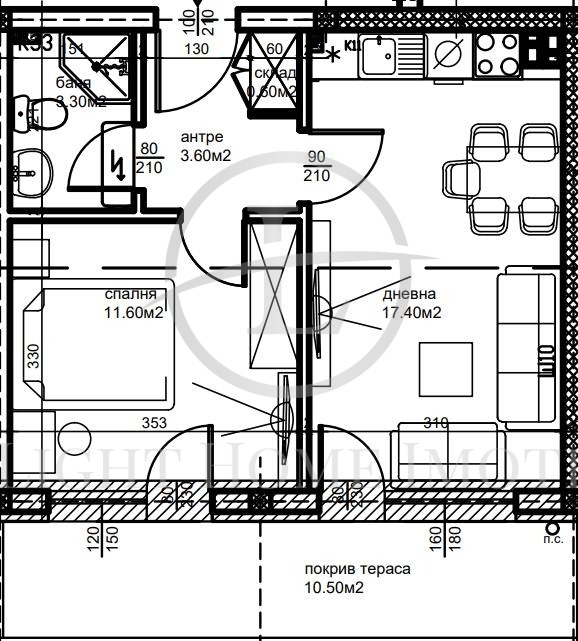 Продава 2-СТАЕН, гр. Пловдив, Беломорски, снимка 4 - Апартаменти - 53780719
