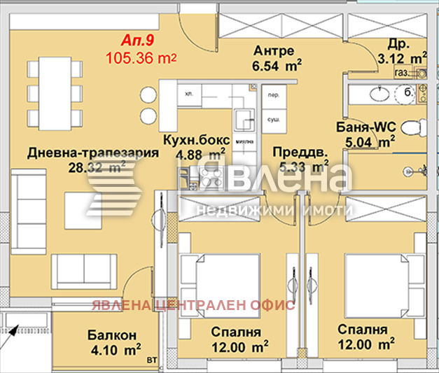 Продава 3-СТАЕН, гр. София, Бояна