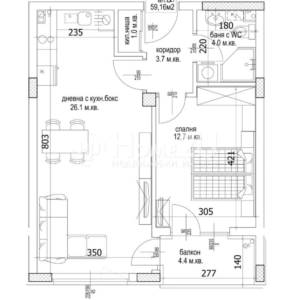 Продава 2-СТАЕН, гр. Варна, Младост 2, снимка 3 - Апартаменти - 54260270