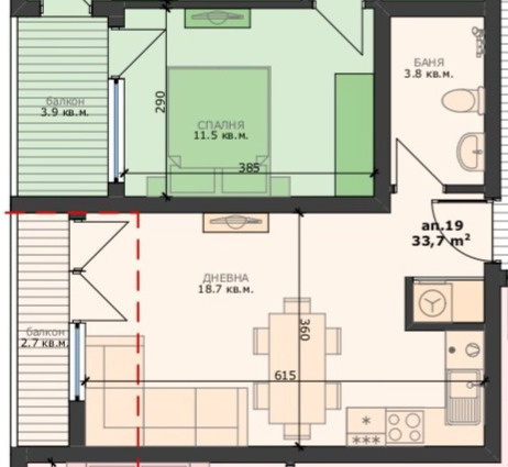 Продава 1-СТАЕН | Imot.bg — изображение 2