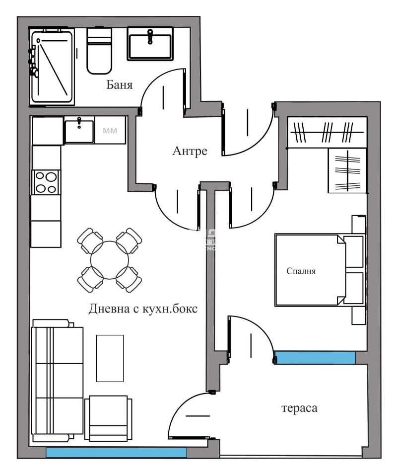 Продава 2-СТАЕН, гр. Пловдив, Въстанически, снимка 4 - Aпартаменти - 48109140