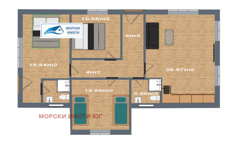 Продается  Дом область Бургас , Царево , 130 кв.м | 92895160 - изображение [6]