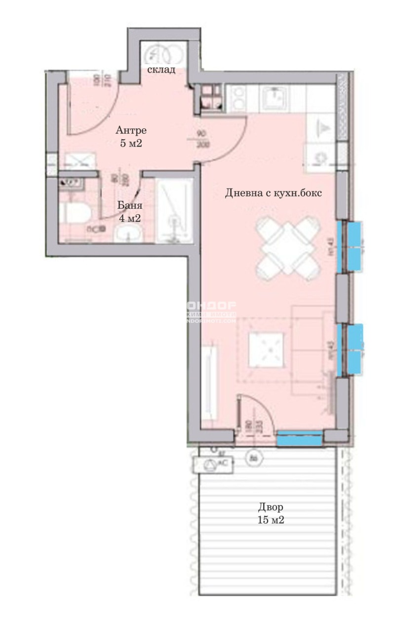 Продава 1-СТАЕН, гр. Пловдив, Остромила, снимка 2 - Апартаменти - 53164944