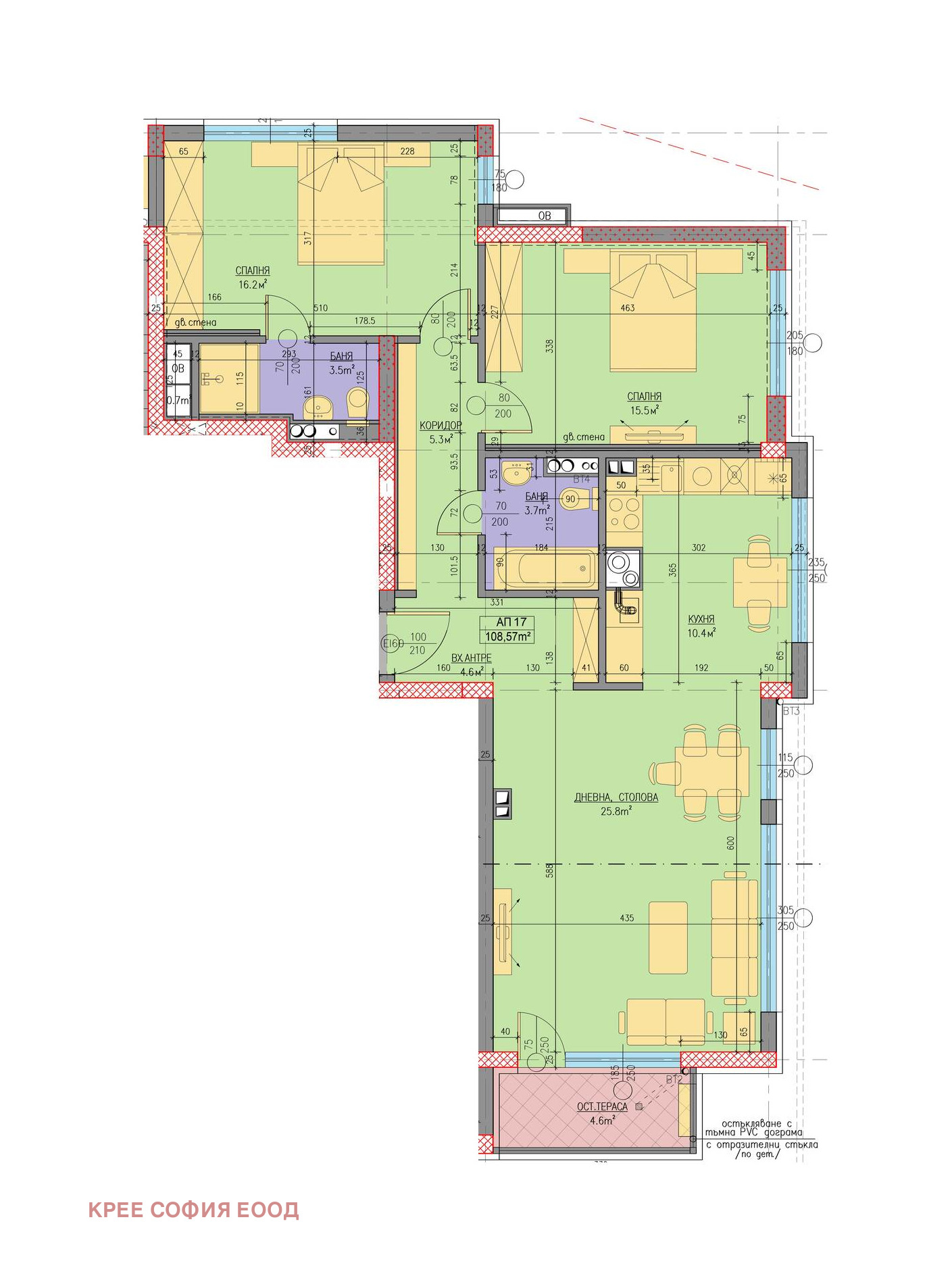 Продава 3-СТАЕН, гр. София, Лозенец, снимка 2 - Апартаменти - 54367285