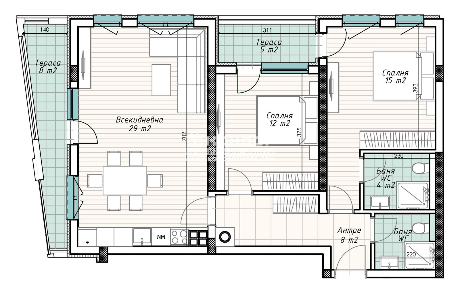 Продава 3-СТАЕН, гр. Пловдив, Кършияка, снимка 2 - Апартаменти - 49956623