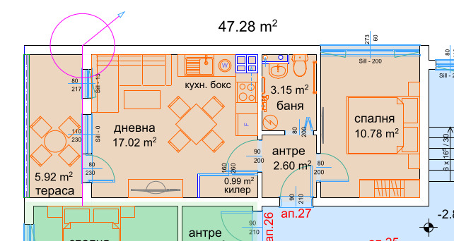 Продава 2-СТАЕН, гр. Варна, Изгрев, снимка 1 - Aпартаменти - 49052758