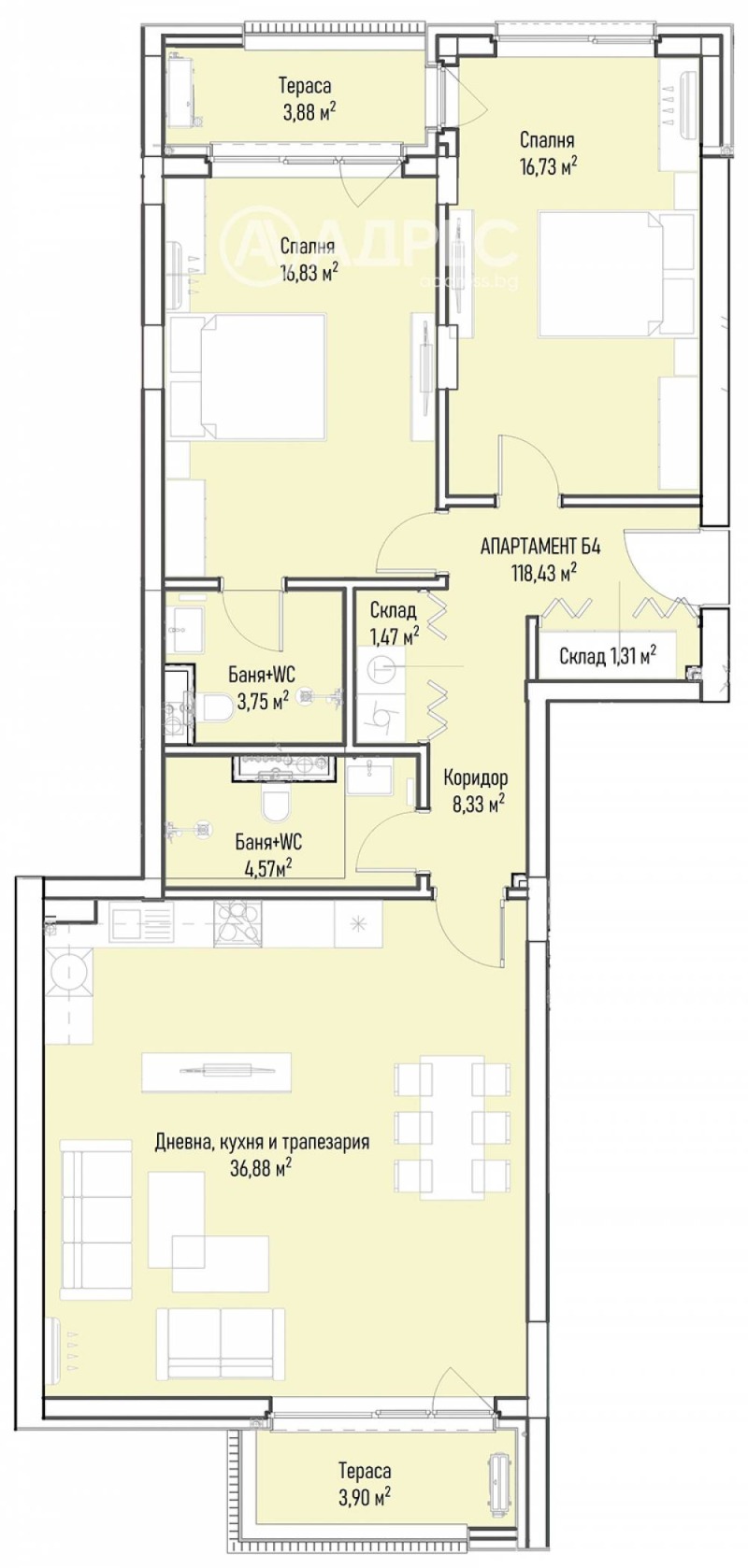 Продава  3-стаен град София , Младост 4 , 146 кв.м | 40174628 - изображение [2]