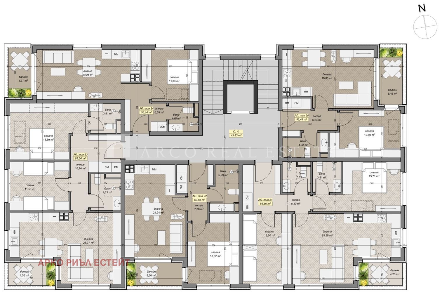 Продава 3-СТАЕН, гр. София, Левски Г, снимка 2 - Апартаменти - 53486368