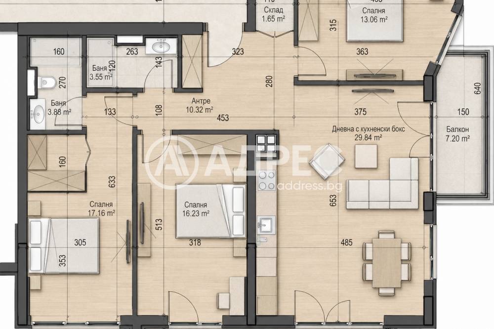Продава МНОГОСТАЕН, гр. София, Лагера, снимка 6 - Апартаменти - 55922001