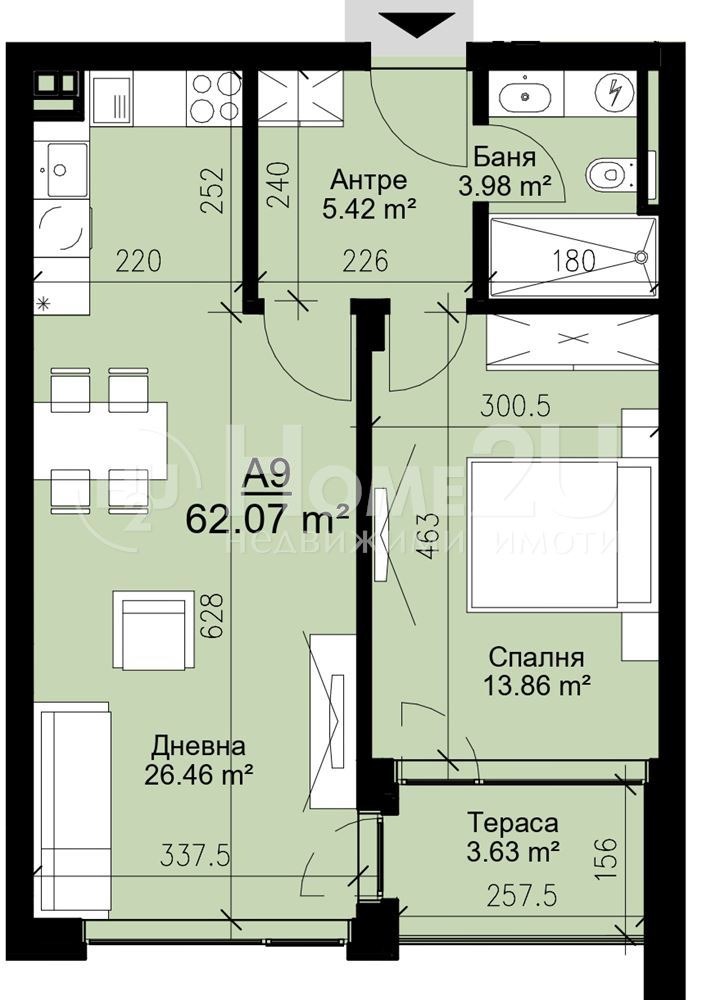 À vendre  1 chambre Varna , Briz , 73 m² | 19442802 - image [2]