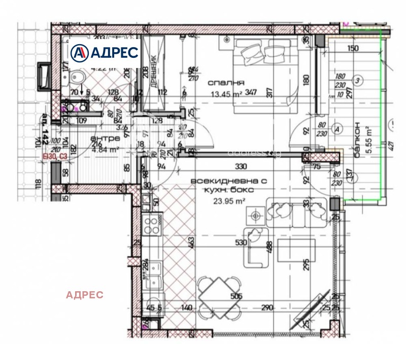 Продава  2-стаен град Варна , Младост 1 , 73 кв.м | 61559709