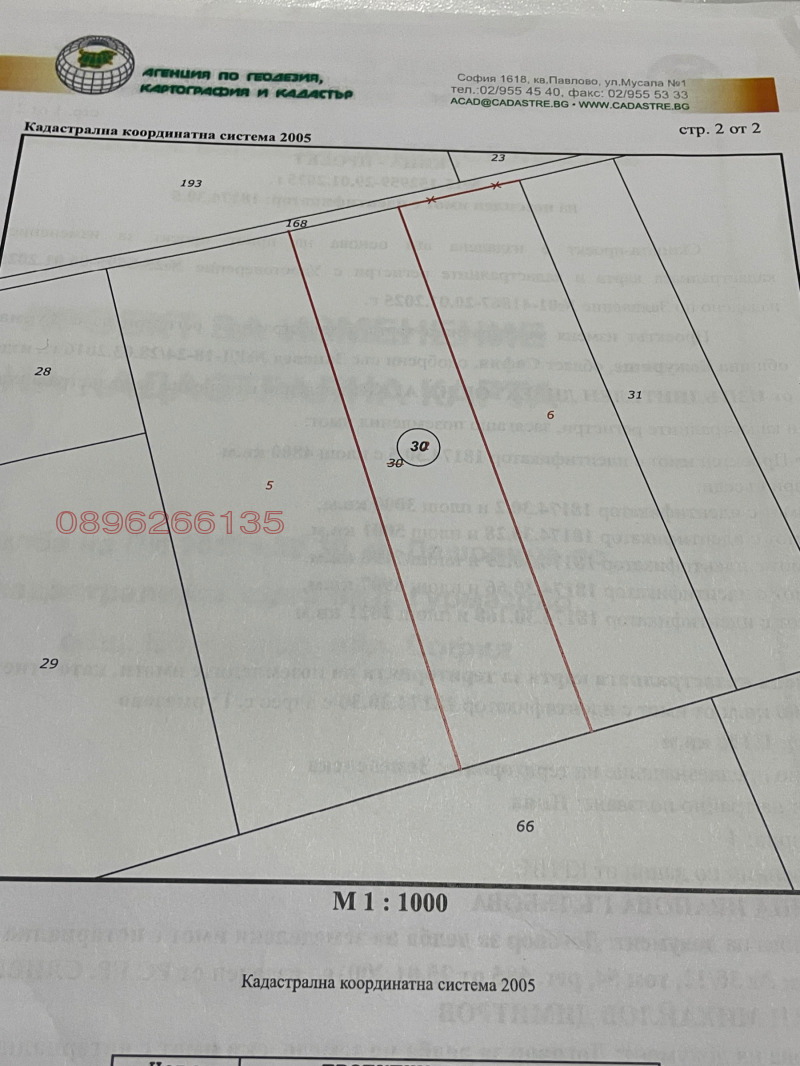 Продава ЗЕМЕДЕЛСКА ЗЕМЯ, гр. Божурище, област София област