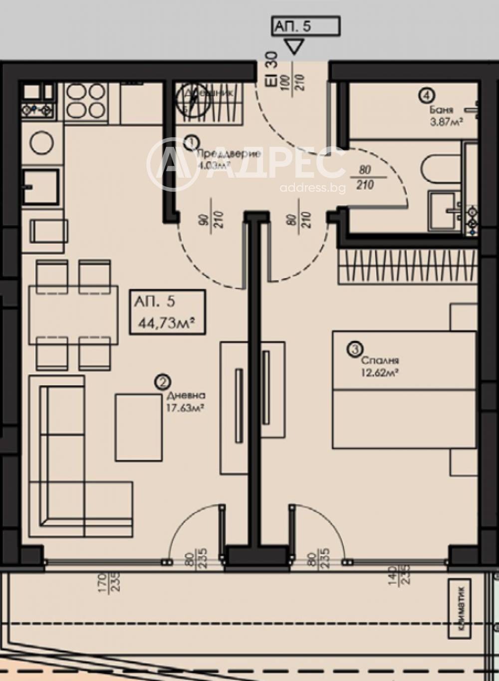 Продава 2-СТАЕН, гр. София, Малинова долина, снимка 2 - Апартаменти - 54501791