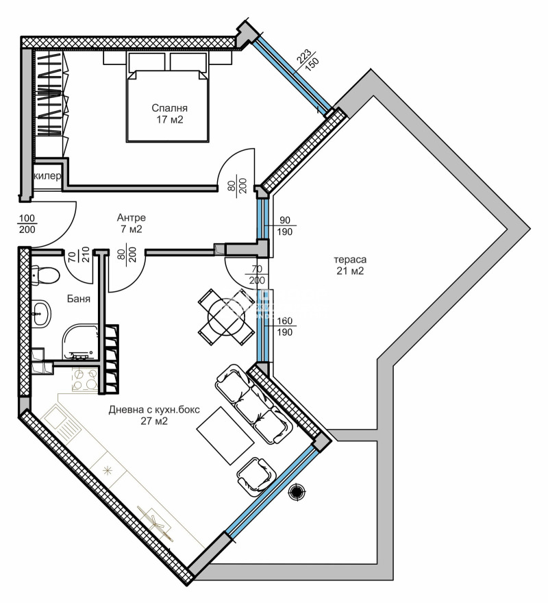 Продава  2-стаен град Пловдив , Център , 108 кв.м | 30663417 - изображение [5]