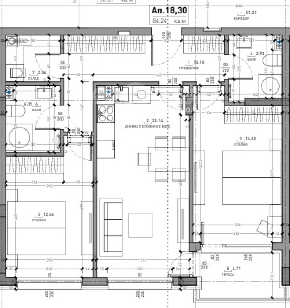 Продава 3-СТАЕН, гр. София, Малинова долина, снимка 2 - Апартаменти - 54915251