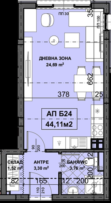 Til salg  Studie Plovdiv , Ostromila , 44 kvm | 77820042 - billede [2]