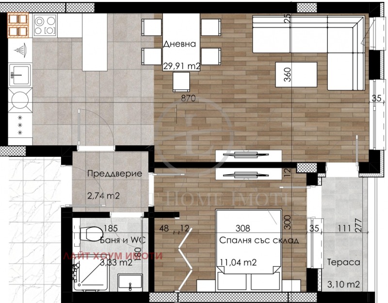 Eladó  1 hálószoba Plovdiv , Ostromila , 89 négyzetméter | 70437307 - kép [7]