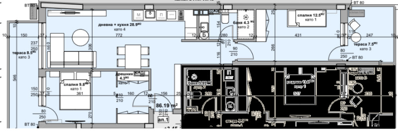 For Sale  2 bedroom Stara Zagora , Tsentar , 120 sq.m | 52194821 - image [5]